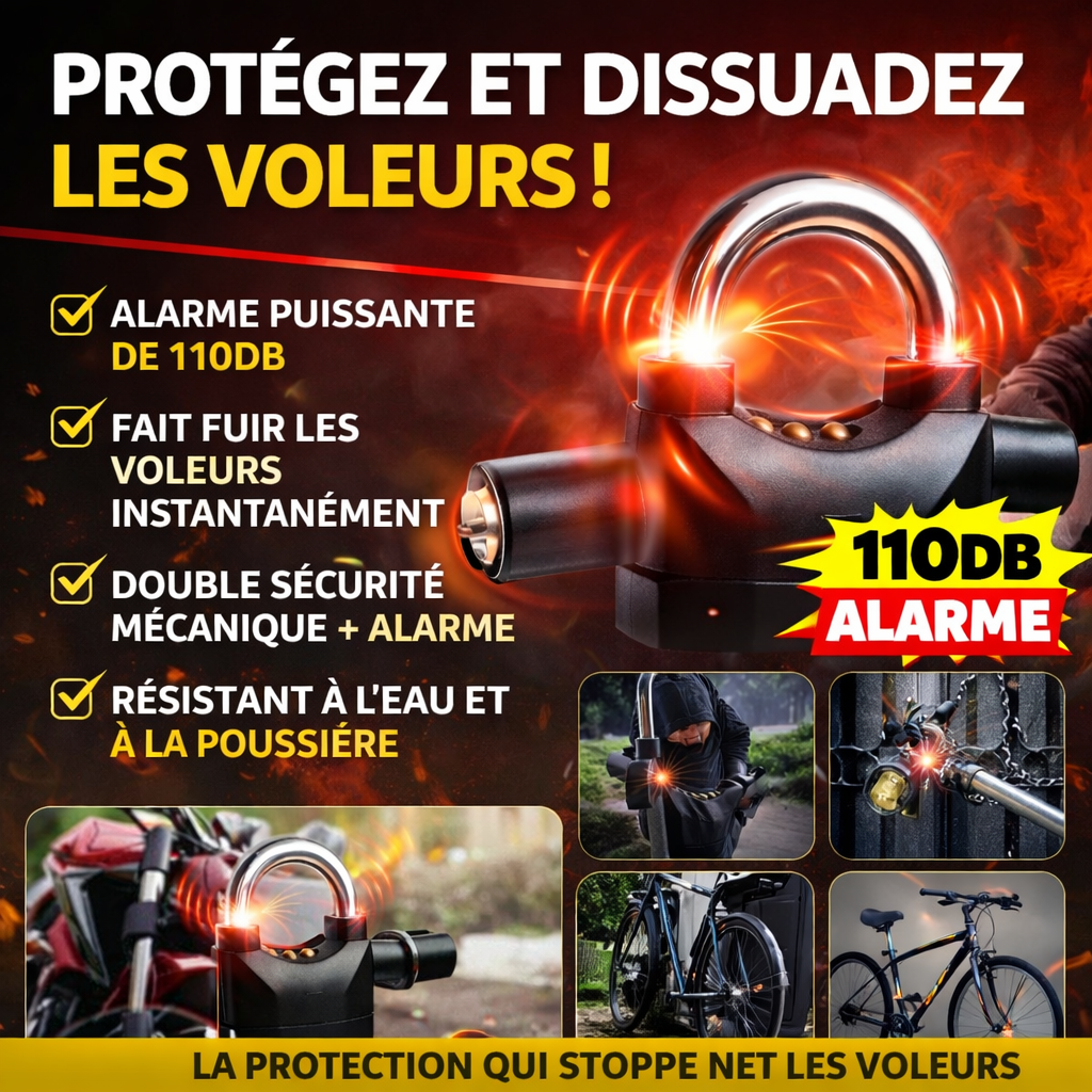 Cadenas avec Alarme