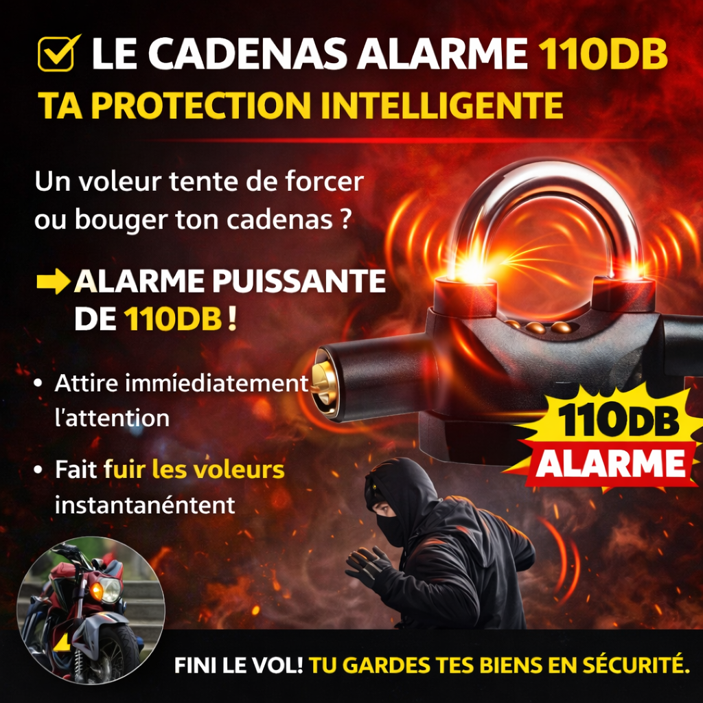 Cadenas avec Alarme