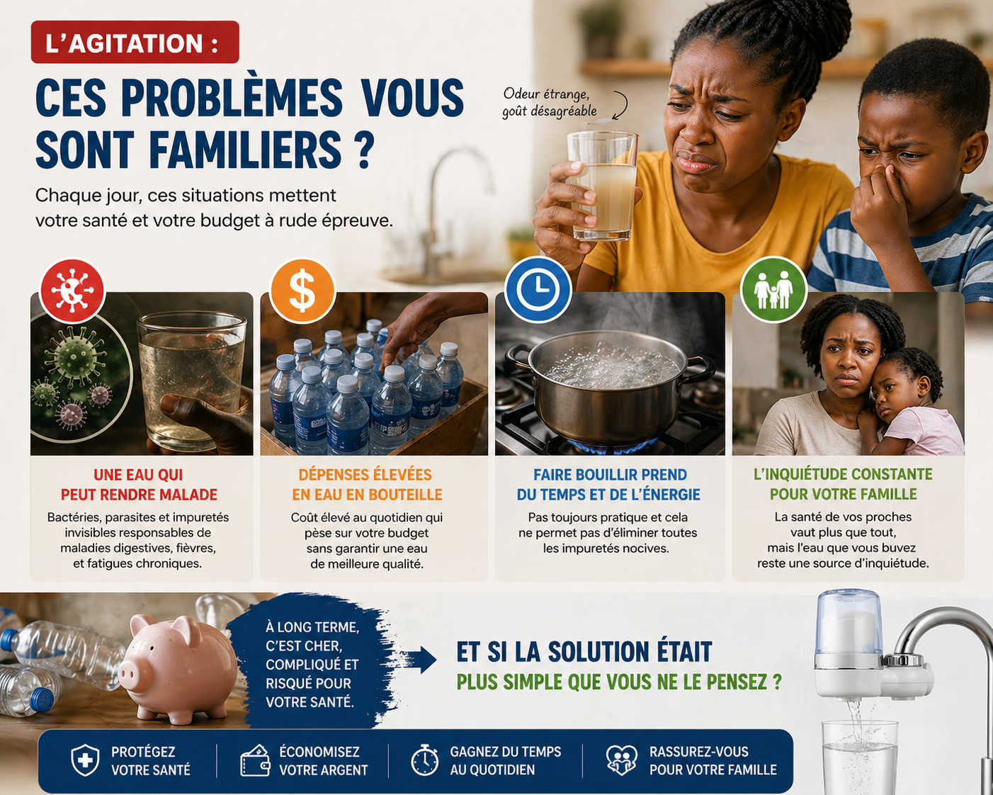 Filtre à eau pur